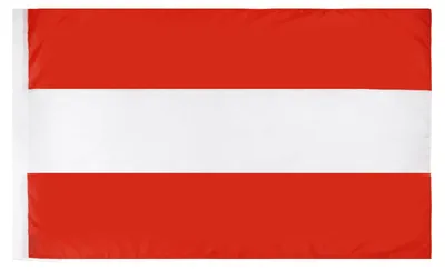Österreich-Flagge 150x90 cm, leichtes Polyester, Masttunnel