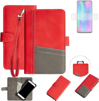 Produktbild von K-S-Trade Handy Schutzhülle für Huawei Honor 10 Lite Hülle Portemonnee Brieftasche Klapphülle Kartenfächer Flip Wallet Case Etui