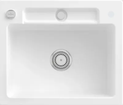 Produktbild von Villeroy & Boch Keramikspüle 334602RW, Siluet 60 S Einbauspüle - inkl.