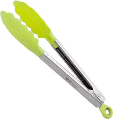 Image de Pince de cuisine en nylon 23 cm KINGHOFF KH-3671 vert