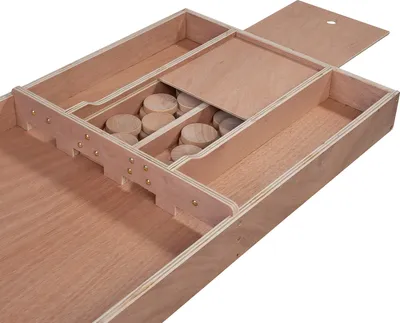 Image de Longfield Dutch Shuffleboard 200 cm | Sjoelbak grand en bois | Inclus 30 disques de jeu