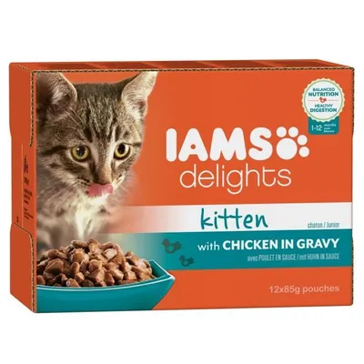 Produktbild von IAMS 100463, Kitten, jede Rasse, Huhn, 85 g