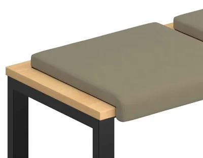 Obrázek produktu pro Sada čtyř sametových podsedáků v barvě khaki, rozměr 35 cm
