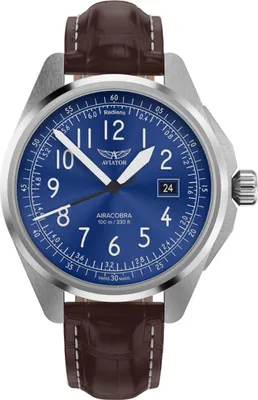 Obrázok produktu pre Hodinky Aviator V.1.38.0.325.4 hnedé