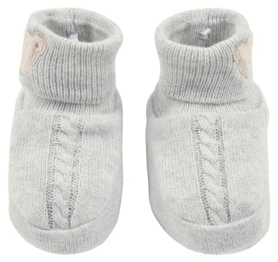 Produktbild von Steiff Babyschuhe EU Größe 001 harbor mist melange, Baby Schuhe Unisex, aus flau