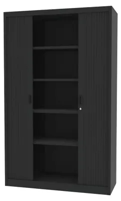 Produktbild von Povag Aktenschrank Rollladenschrank Stahlschrank abschließbar 195x120x45 cm