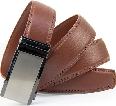 Produktbild von Glamexx24 Gürtel Herren, Anzug Business Kleidung Gürtel, Automatikschließe Ratsche Ledergürtel, Breit 35mm