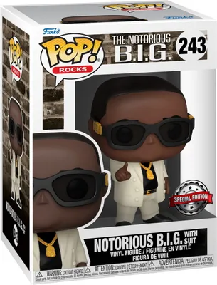 Produktbild von The Notorious B.I.G. - Notorious B.I.G. with Suit 243 Special Edition - Funko Pop! - Vinyl Figur