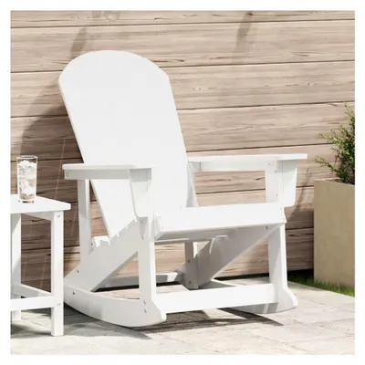 Produktbild von Adirondack Schaukelstuhl Weiß 73,5x92x90 cm HDPE