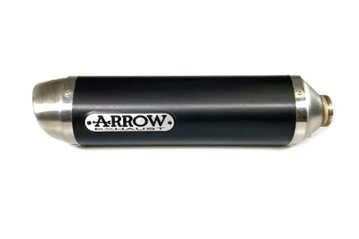Produktbild von ARROW Auspuff THUNDER für KTM Duke 125 / Duke 200 2011-2016, Aluminium schwarz (Nur mit ARROW Zwisch