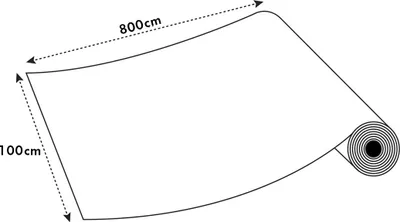 Produktbild von DecoMeister Möbelfolie selbstklebend 100x800 cm - Hellgrau Matt - Einfarbig Klebefolie für Möbel - Klebefolie Möbel für einfache Anwendung, ideal für die Renovierung von Küche oder Bad - Möbelfolie