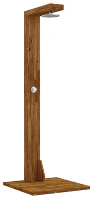 Produktbild von vidaXL Gartendusche 210,5 cm Massives Akazienholz und Edelstahl Natur