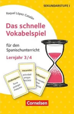 Obrázek produktu pro Das schnelle Vokabelspiel - Spanisch - Lernjahr 3/4: Für den Spanischunterricht - 30 Lernkarten
