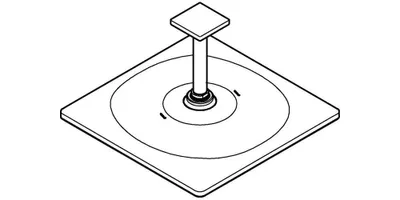 Produktbild von GROHE Rainshower Mono 310 Cube, Graphit, 1 Stück(e)