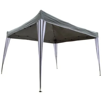 Produktbild von Gartenpavillonzelt Pavillon 3x3m Farbe grau