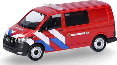 Produktbild von Herpa 097888 - 1:87 VW T6.1 Halbbus "Brandweer" (Niederlande) - Neu
