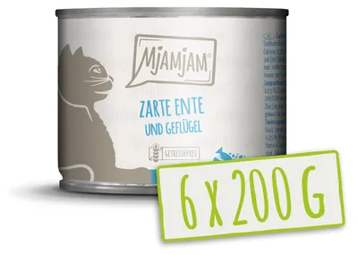 Obrázek produktu pro MjAMjAM 4260512870362, Dospělý jedinec, Jakékoli plemeno, Kachna, Drůbež, 200 g, Bez obilovin