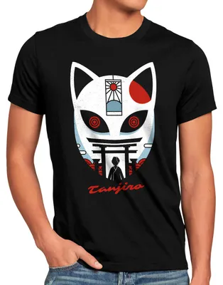 Produktbild von style3 Masked Tanjiro Herren T-Shirt anime japan manga