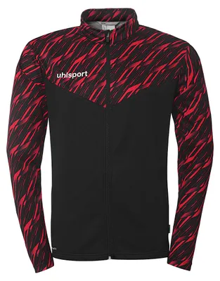 Productafbeelding van Uhlsport Progressive 28 polyesterjas voor kinderen - zwart / rood
