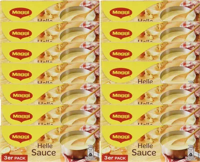 Immagine prodotto di Salsa Maggi light ideale per verdure e pesce 3 confezioni per 3x 250ml 14 confezioni