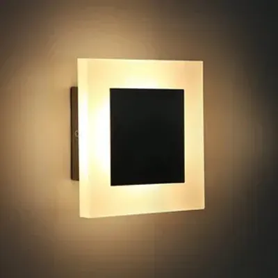 Obrázek produktu pro ZMH LED nástěnné světlo Moderní vnitřní kulaté 3000K teplá bílá Nestmívatelné