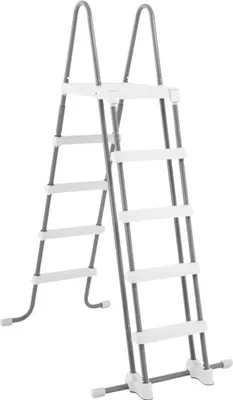 Produktbild von Intex 28077 Sicherheitsleiter für Pools, Höhe: 132 cm, 23,4 kg