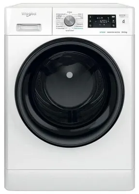 Zdjęcie produktu dla Whirlpool FFWDB 864349 BV EE, Od przodu, Wolnostojący, Biały, Czarny, Czarny, LED