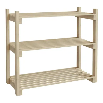 Imagen del producto de Estantería para zapatos In and OutdoorMatch, modelo Bliti, de 60 x 68 x 30 cm, color madera, diseño sencillo y montaje rápido