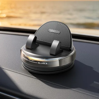 Immagine prodotto di Supporto per telefono da auto, da montare sul cruscotto - Supporto con ventosa e gel per smartphone