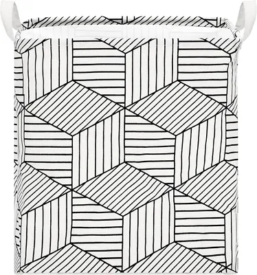 Obrázok produktu pre SPRINGOS Kôš na bielizeň Truhlica na bielizeň s rukoväťou 35 x 40 cm Štvorcový vak na bielizeň