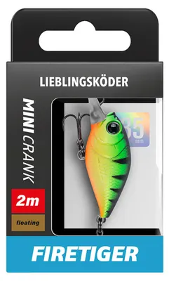Produktbild von Lieblingsköder Mini Crank 2,0m 3,5cm Firetiger Crankbait