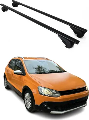 Obrázek produktu pro Střešní nosiče příčné pro VW Polo 2009-2017, černé