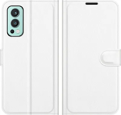 Produktbild von Mobigear Classic  OnePlus Nord 2 Hülle Klapphülle Geldbörse - Weiß