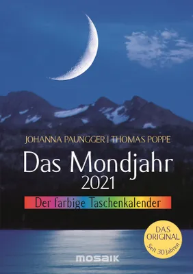 Produktbild von Das Mondjahr 2022. Der farbige Taschenkalender