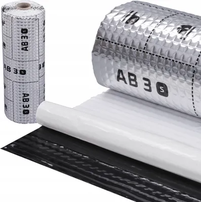 Zdjęcie produktu dla AB3 Skuteczna wygłuszająca mata butylowa z aluminium o grubości 3mm z rolki