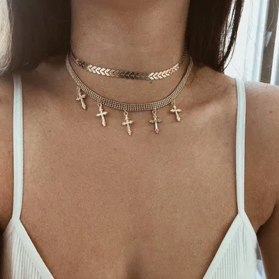 Produktbild von Celebrity Lange Boho Halskette Gold 41