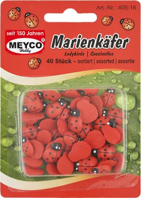 Produktbild von Marienkäfer im Blister / 40 St. sort.