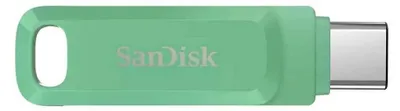 Produktbild von SanDisk Ultra Dual Drive Go, 512 GB, USB Typ-C, 3.2 Gen 1 (3.1 Gen 1), 400 MB/s, Drehring, Grün