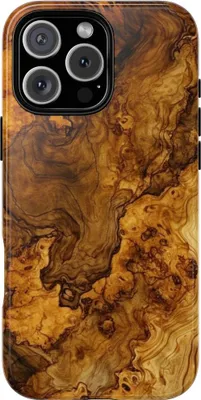 Produktbild von Edle Maserholz-Optik – Hülle Kompatibel mit iPhone 16 Pro Max