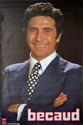 Zdjęcie produktu dla Gilbert Becaud - Plakat - 80x120 cm