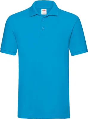 Produktbild von Fruit of the Loom 63-218-0 | Herren Premium Poloshirt - Farbe: Azure Blue - Größe: L