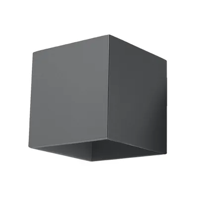 Immagine prodotto di Lampada da parete QUAD 1 antracite 1xG9 8W alluminio 10x12x10cm Sollux Lighting