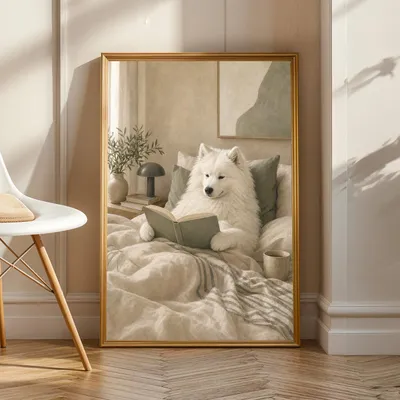skandinavische Landschaft, Kunstposter, Produktansicht 1