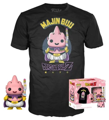 Immagine prodotto di Funko Pop! Dragon Ball Z - Ekskluzywna figurka Majin Buu z zestawem T-shirtów