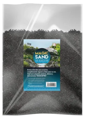 Produktbild von ICA Magig Sand, Schwarz, 1 mm, 5 kg