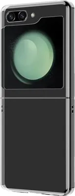 Produktbild von König Design Hülle kompatibel mit Samsung Galaxy Z Flip5 Kunststoff Soft Handyhülle - Handy Case Transparent