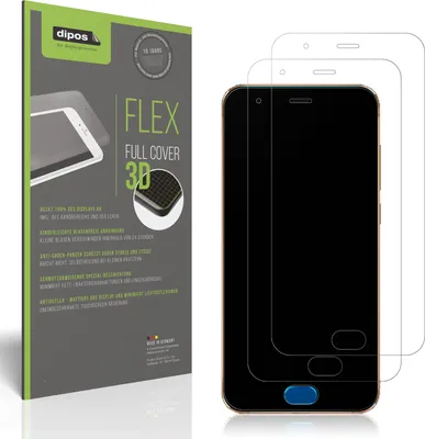 Produktbild von 2x Full Cover Schutzfolie matt für Xiaomi Mi Note 3 Panzerfolie Anti-Shock