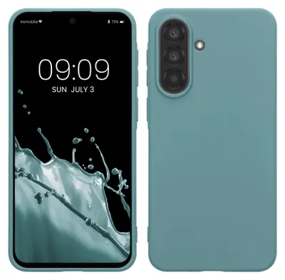 Produktbild von kwmobile Hülle für Samsung Galaxy A37 5G TPU Case - Handyhülle unterstützt kabelloses Laden, flexible Schutzhülle, gummiertes Cover in Arctic Night