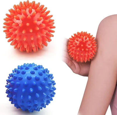 Image de Balle de massage de 6,5 cm, balles de massage texturées, en PVC, pour la relaxation musculaire