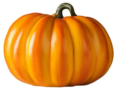 Obrázek produktu pro Umělé oranžové dýně, velké, 3 kusy, vhodné jako dekorace na podzim, na Halloween a Den díkůvzdání, pro vnitřní i venkovní použití